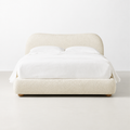 Curva Bouclé Platform Bed