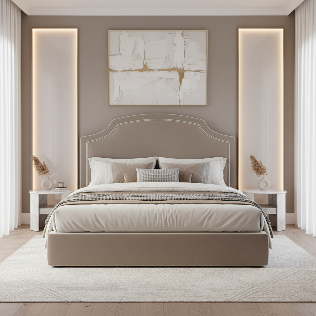 Amorosa with Piping Custom Made Bed