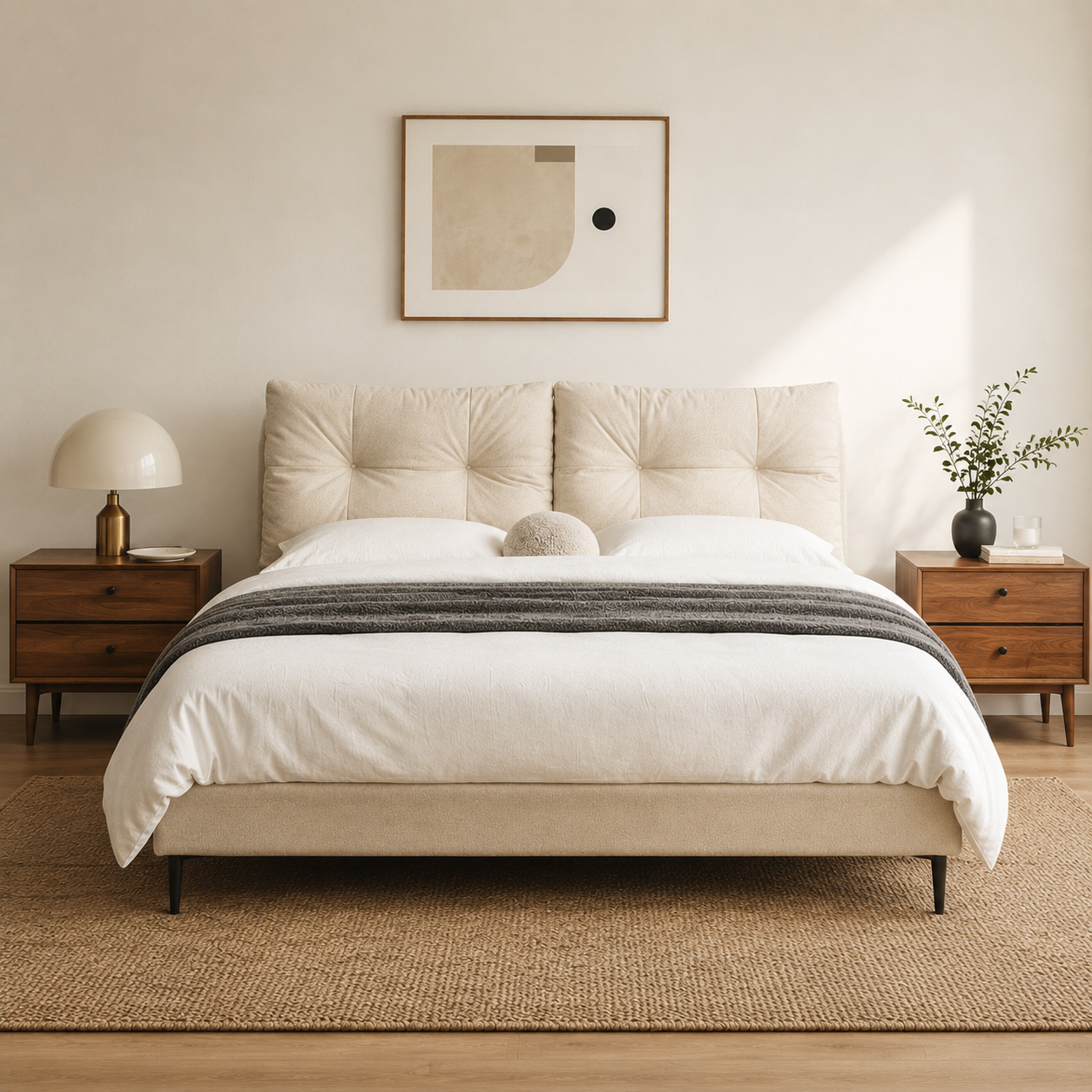 Milo Cushion Panel Bed