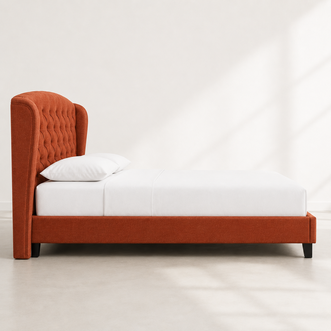 Cavalli Tufted Wingback Bed