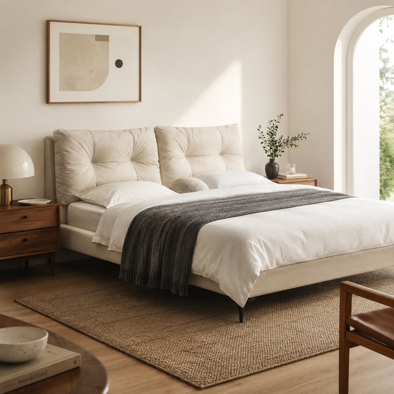 Milo Cushion Panel Bed