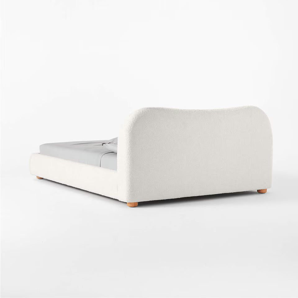 Curva Bouclé Platform Bed