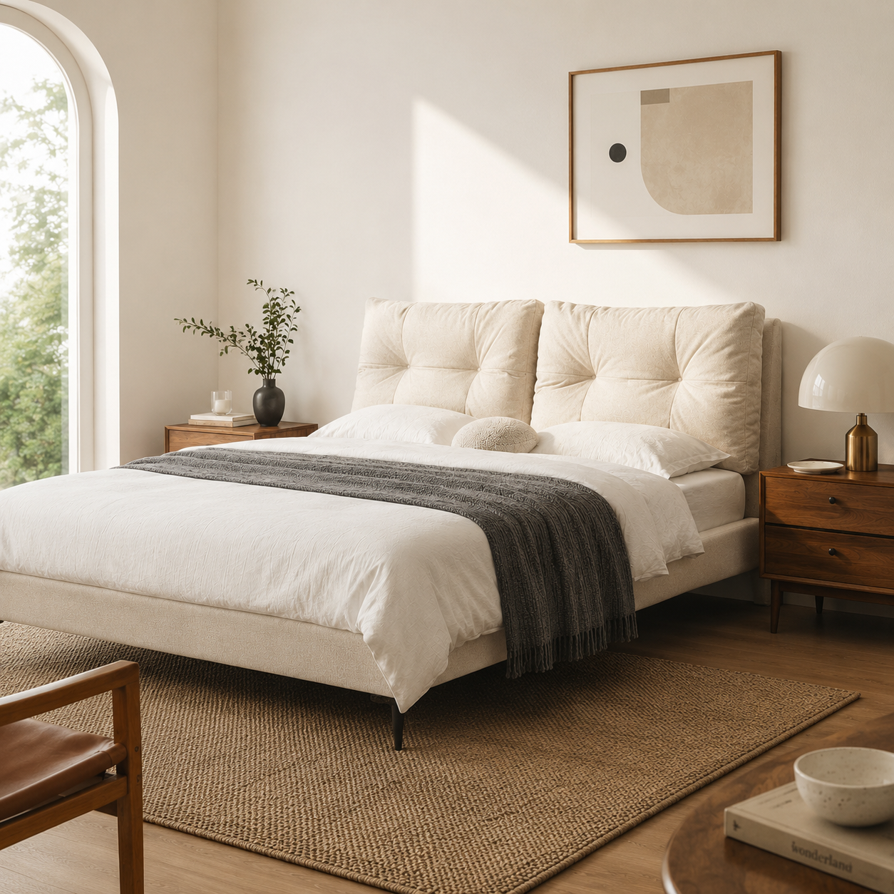 Milo Cushion Panel Bed