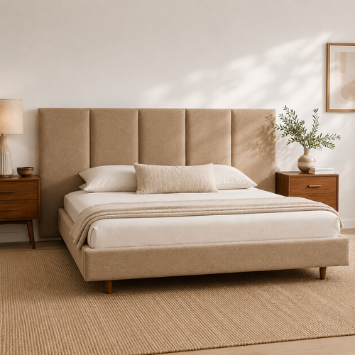 Aria Panel Upholstered Bed