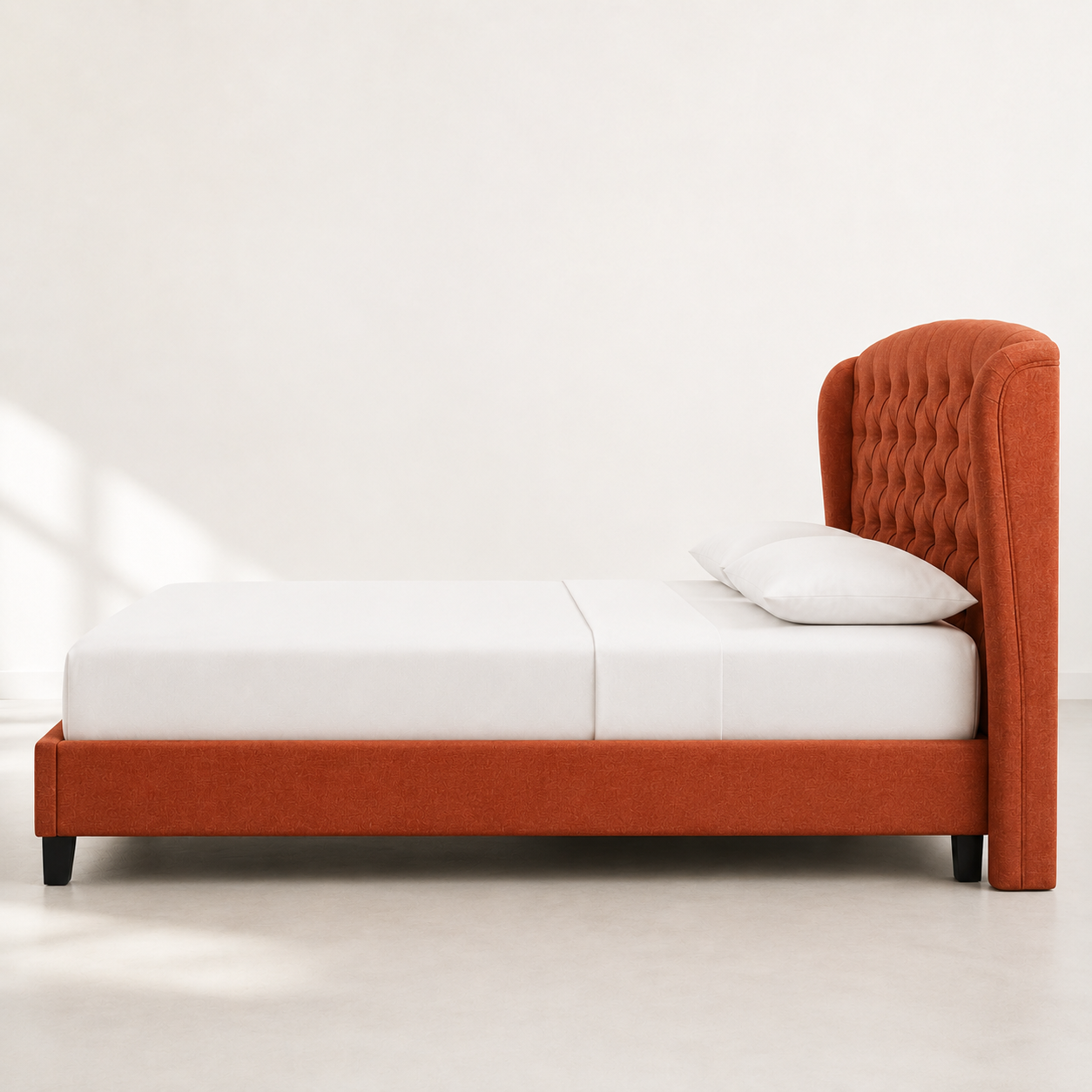 Cavalli Tufted Wingback Bed