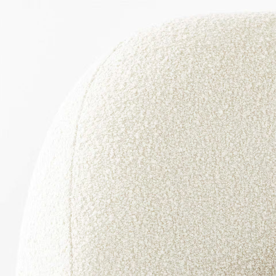 Curva Bouclé Platform Bed