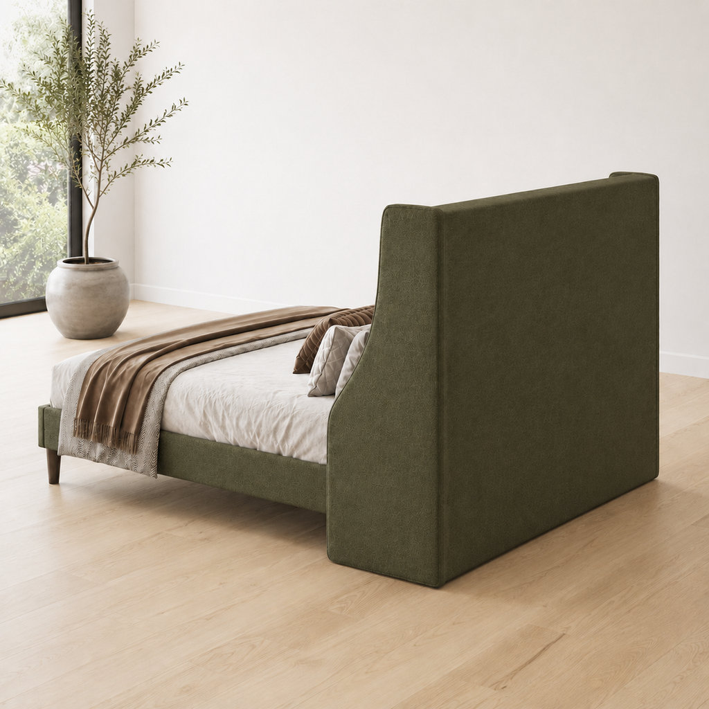 Marlow Wingback Upholstered Bed