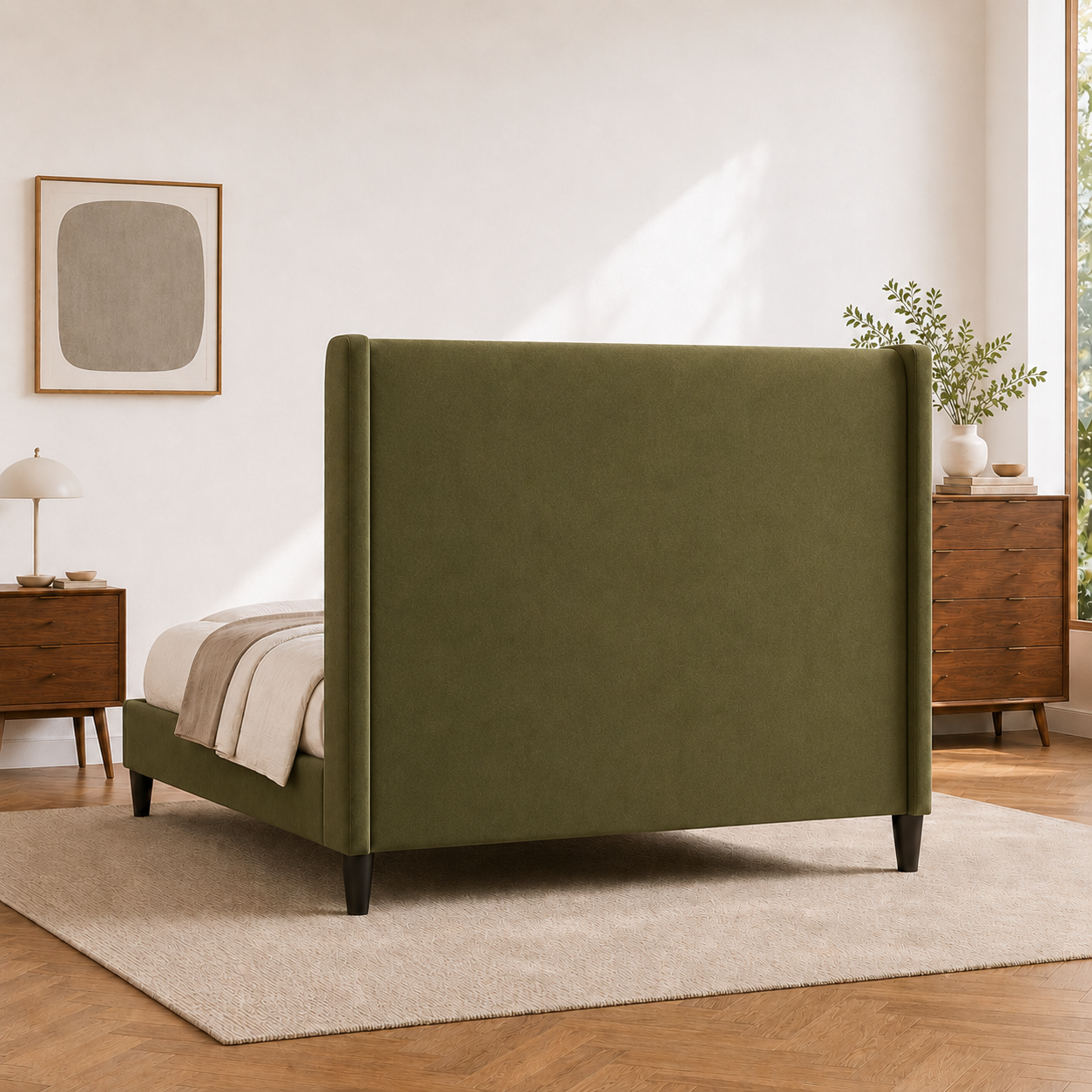 Tufted Storage Bed
