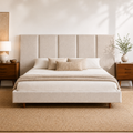Aria Panel Upholstered Bed