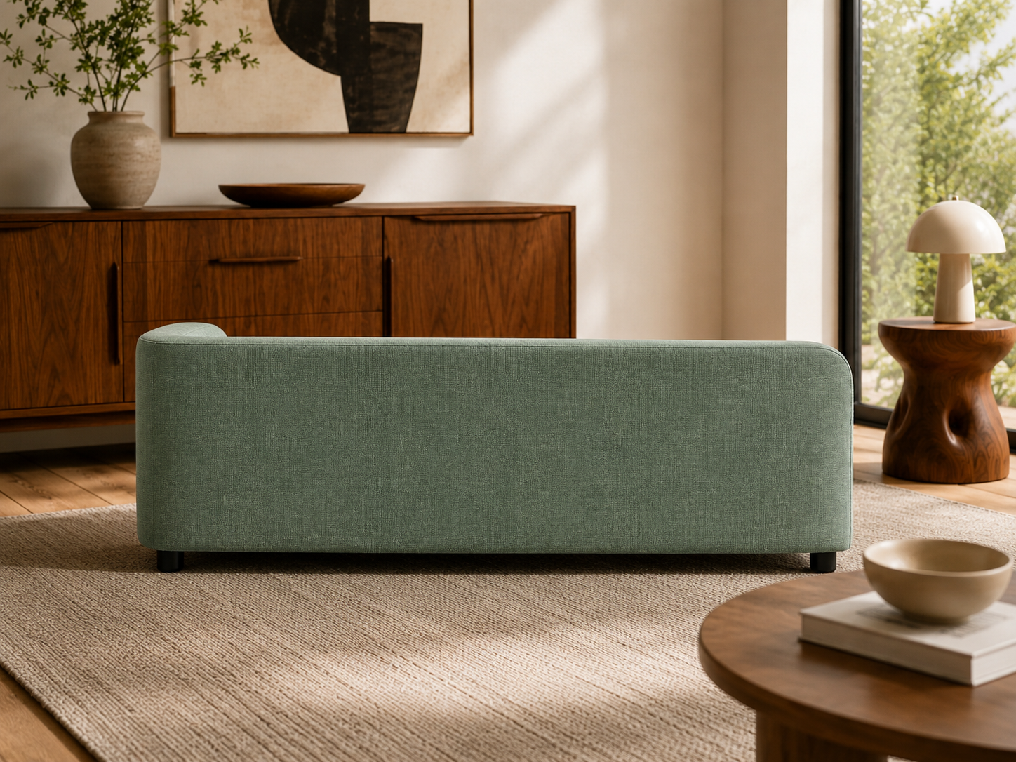 Aveline Curved Storage Bench