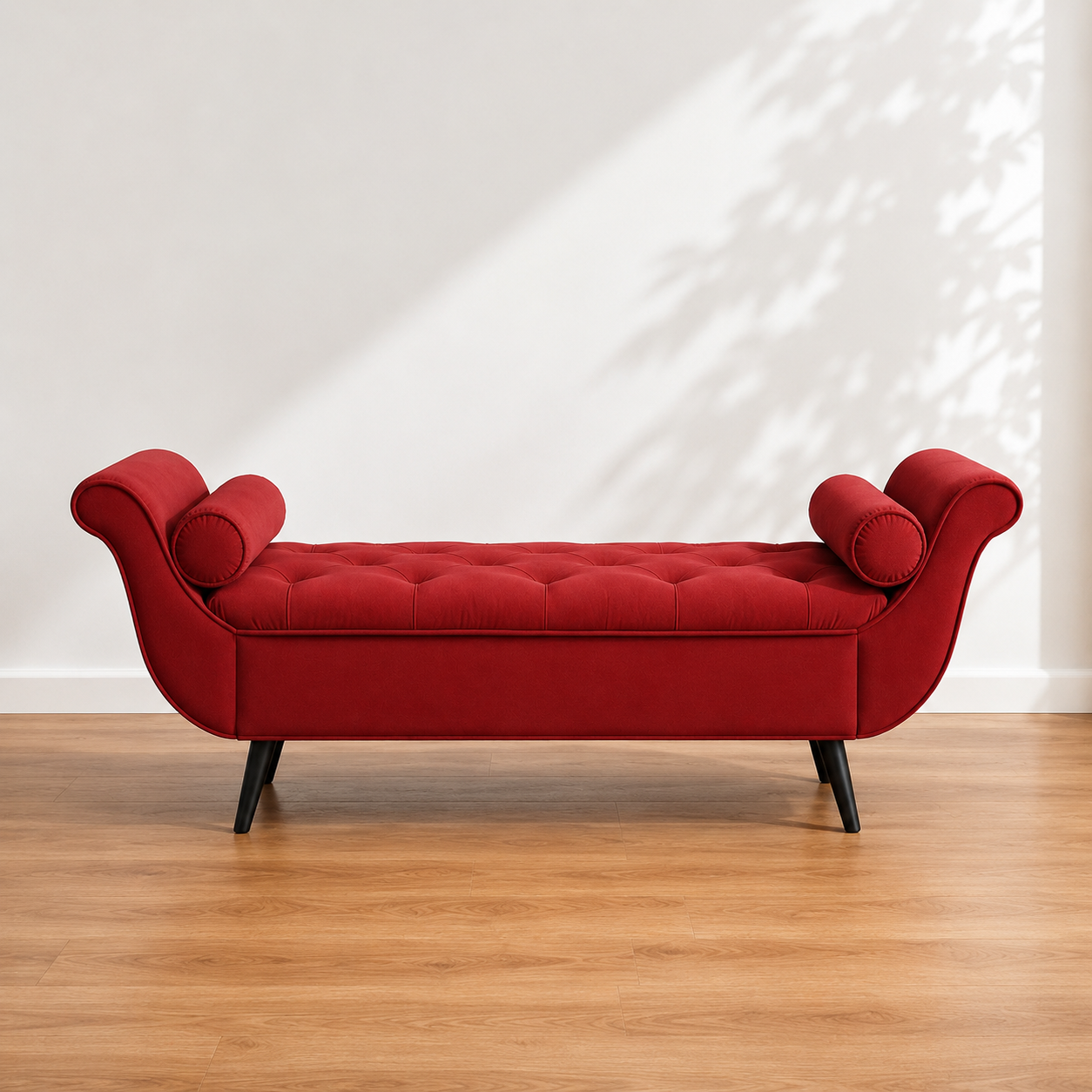 Valencia Velvet Chaise Bench