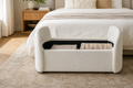 Liora Bouclé Storage Bench