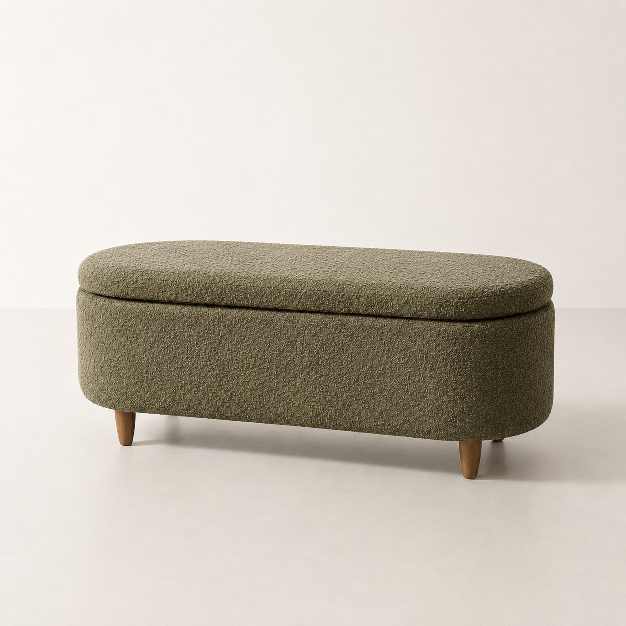 Elantra Bouclé Storage Bench