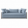 Marina Curved Oak Sofa