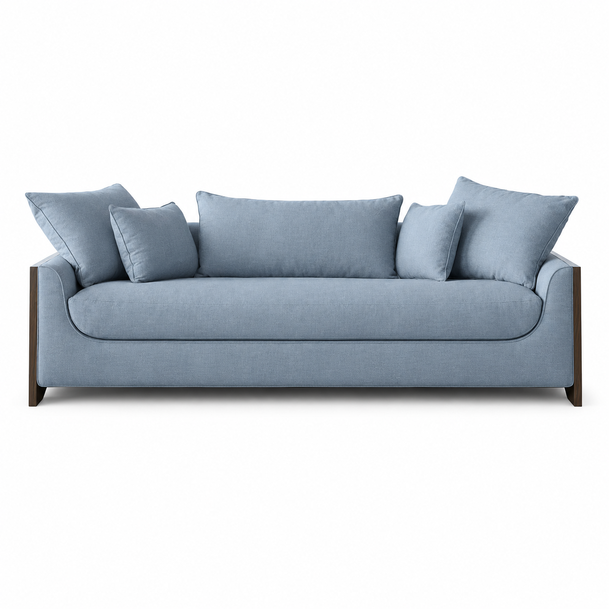 Marina Curved Oak Sofa