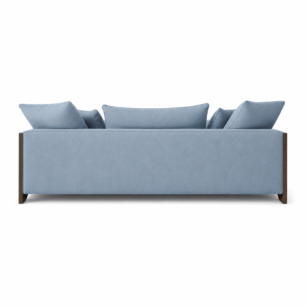 Marina Curved Oak Sofa
