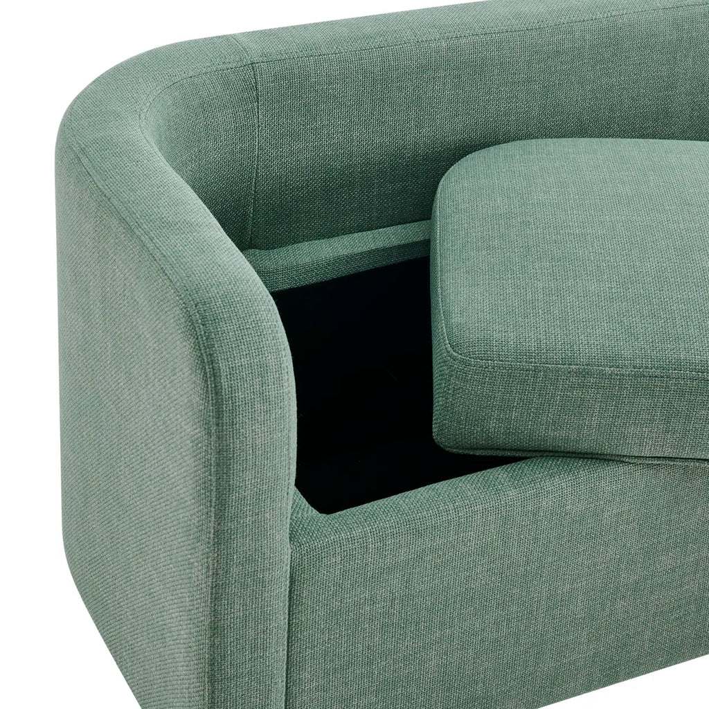 Aveline Curved Storage Bench