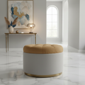 Kadezha Upholstered Swivel Ottoman