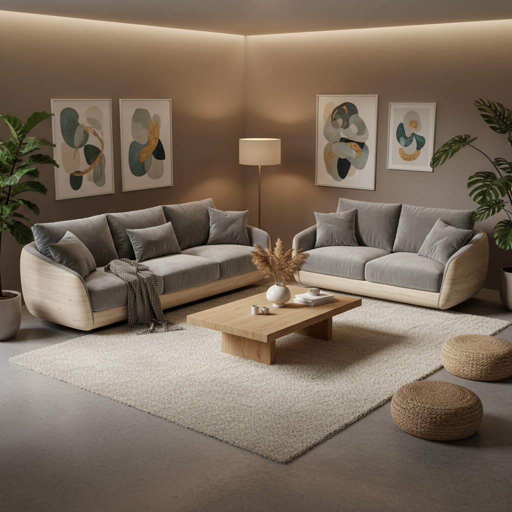 Billijo Solid and Manufactured Wood Standard Loveseat